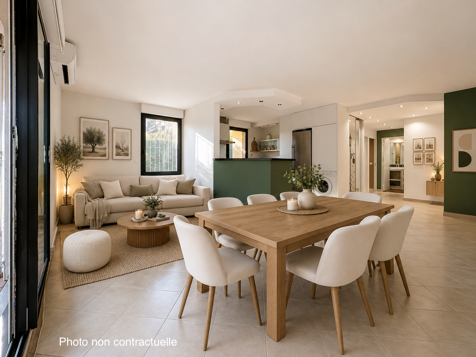 1071-Appartement 3 pièces à vendre à Marseille - Secteur Cabot - 13